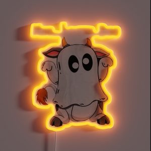 Boo Bees Nurse Couples Halloween RGB Neon Sign