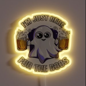Boo Bees Nurse Couples Halloween RGB Neon Sign