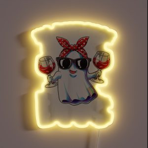 Boo Bees Nurse Couples Halloween RGB Neon Sign