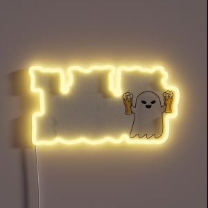 Boo Bees Nurse Couples Halloween RGB Neon Sign