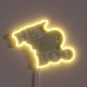 Boo Bees Nurse Couples Halloween RGB Neon Sign