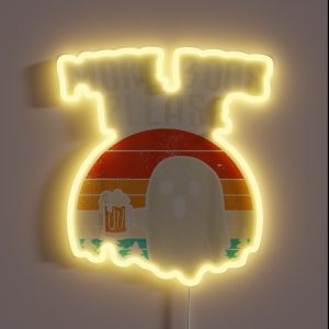 Boo Bees Nurse Couples Halloween RGB Neon Sign