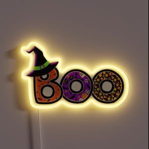 Boo Bees Nurse Couples Halloween RGB Neon Sign