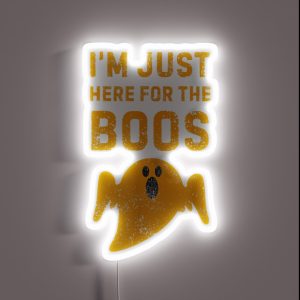 Boo Bees Nurse Couples Halloween RGB Neon Sign