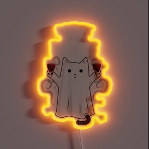 Boo Bees Nurse Couples Halloween RGB Neon Sign