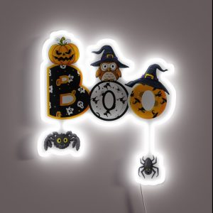 Boo Bees Nurse Couples Halloween RGB Neon Sign