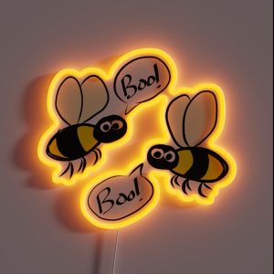 Boo Bees RGB Neon Sign