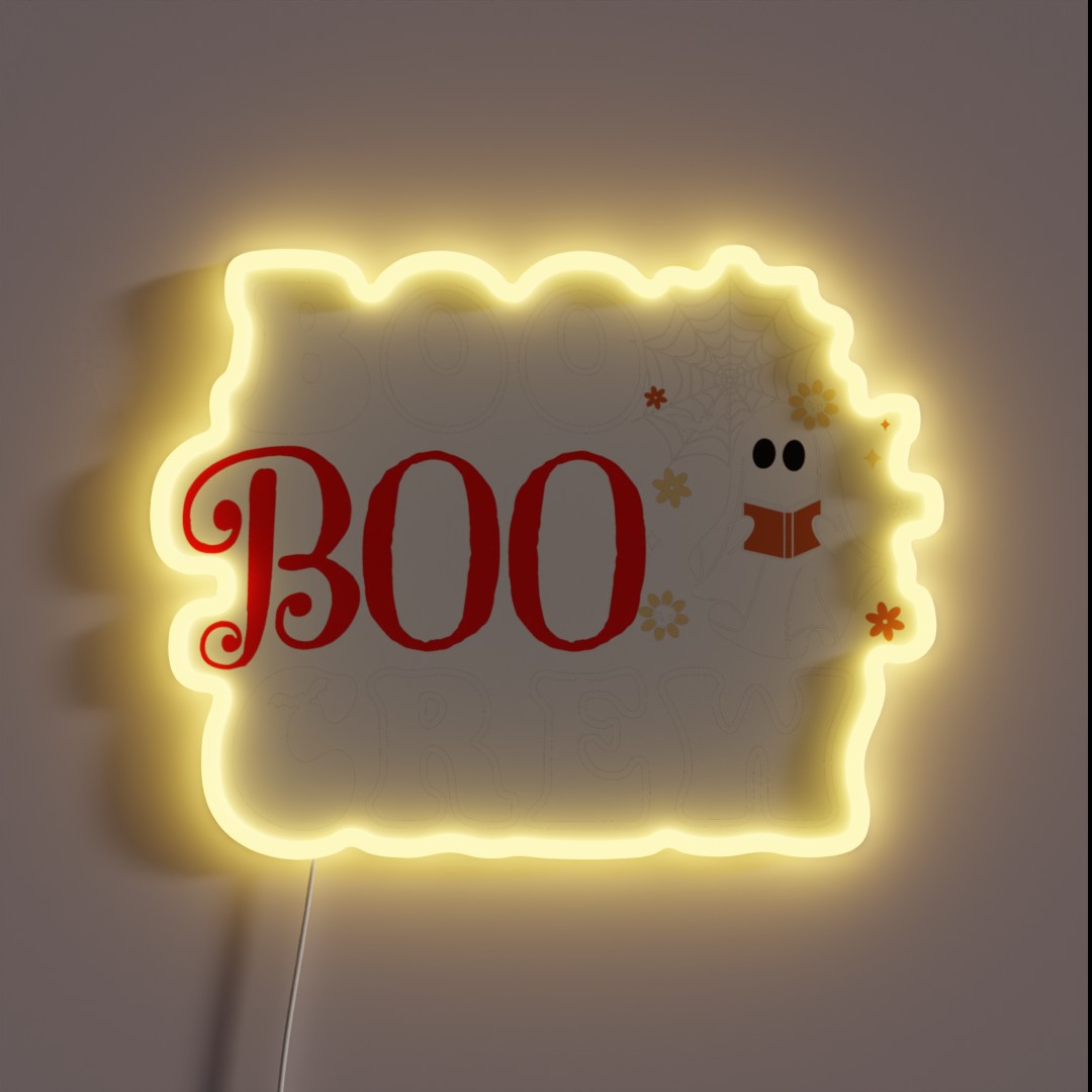 Boo Boo Crew Design RGB Neon Sign Boo Boo Crew Design RGB Neon Sign