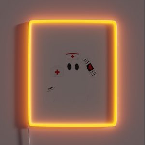 Boo Boo Crew Funny Ghost Nurse Halloween Costume RGB Neon Sign
