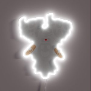 Boo Boo Crew Ghost Band Aid Funny RGB Neon Sign