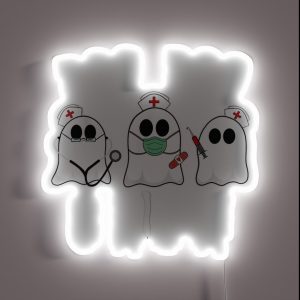 Boo Boo Crew Halloween Ghost RGB Neon Sign