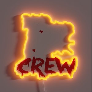 Boo Boo Crew Nurse Ghost Funny RGB Neon Sign
