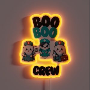 Boo Boo Crew RGB Neon Sign