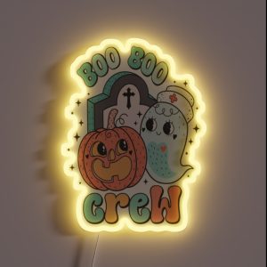 Boo Boo Crew RGB Neon Sign Boo Boo Crew RGB Neon Sign