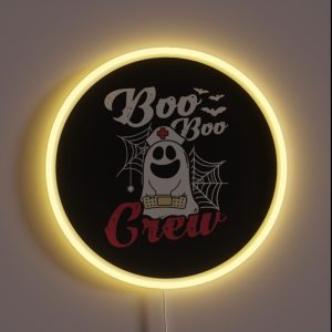 Boo Boo Crew RGB Neon Sign