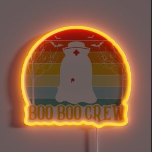 Boo Boo Crew Vintage RGB Neon Sign
