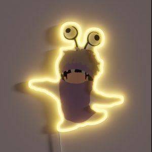 Boo From Monsters Inc In Costume RGB Neon Sign