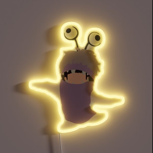 Boo From Monsters Inc In Costume RGB Neon Sign