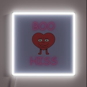 Boo Hiss RGB Neon Sign