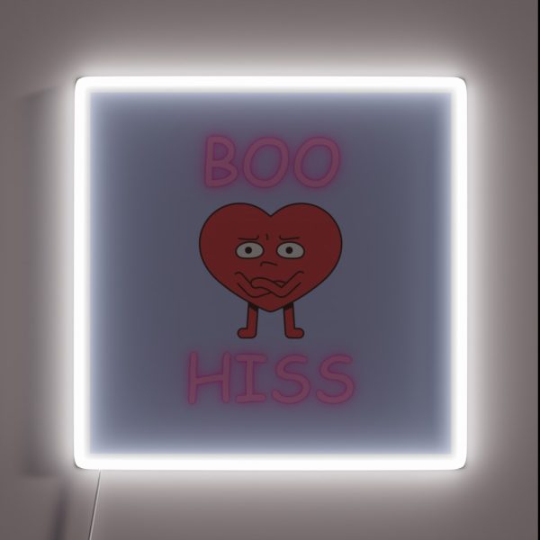 Boo Hiss RGB Neon Sign