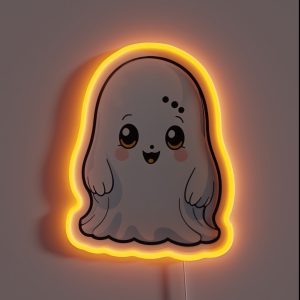 Boo Tifully Designed Ghosts RGB Neon Sign