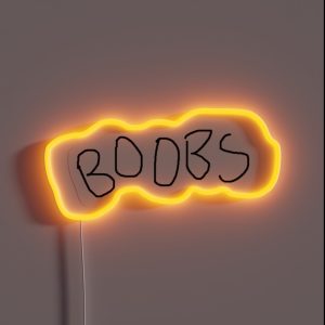 Boobs RGB Neon Sign