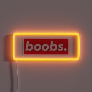 Boobs RGB Neon Sign Boobs RGB Neon Sign