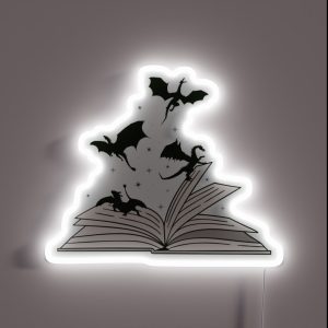 Book Dragon RGB Neon Sign Book Dragon RGB Neon Sign