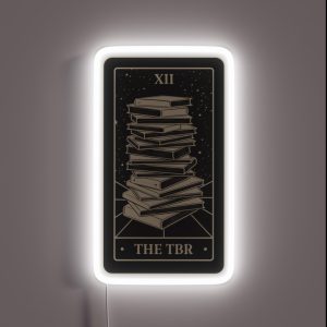 Bookish Tarot The TBR Black Edition RGB Neon Sign