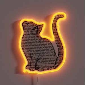 Books And Cats And Books And Cats RGB Neon Sign Books And Cats And Books And Cats RGB Neon Sign