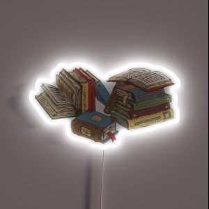 Books RGB Neon Sign Books RGB Neon Sign