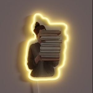 Bookworm RGB Neon Sign