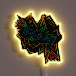 BOOM Green And Blue RGB Neon Sign BOOM Green And Blue RGB Neon Sign