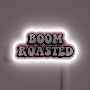 Boom Roasted Pink RGB Neon Sign Boom Roasted Pink RGB Neon Sign