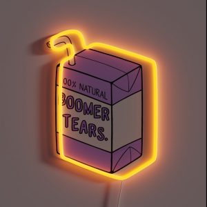 Boomer Tears RGB Neon Sign
