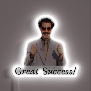 Borat RGB Neon Sign