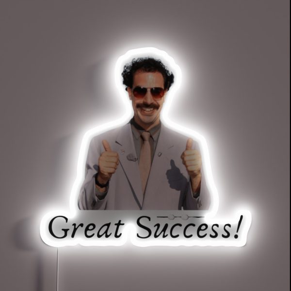 Borat RGB Neon Sign