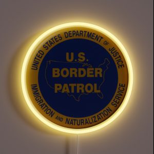 Border Patrol RGB Neon Sign