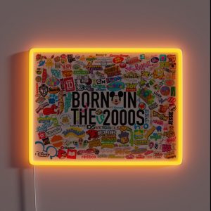 Born In The 2000s RGB Neon Sign