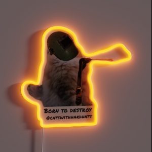 Born To Destroy RGB Neon Sign Born To Destroy RGB Neon Sign