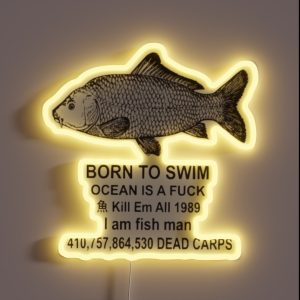 Born To Swim RGB Neon Sign