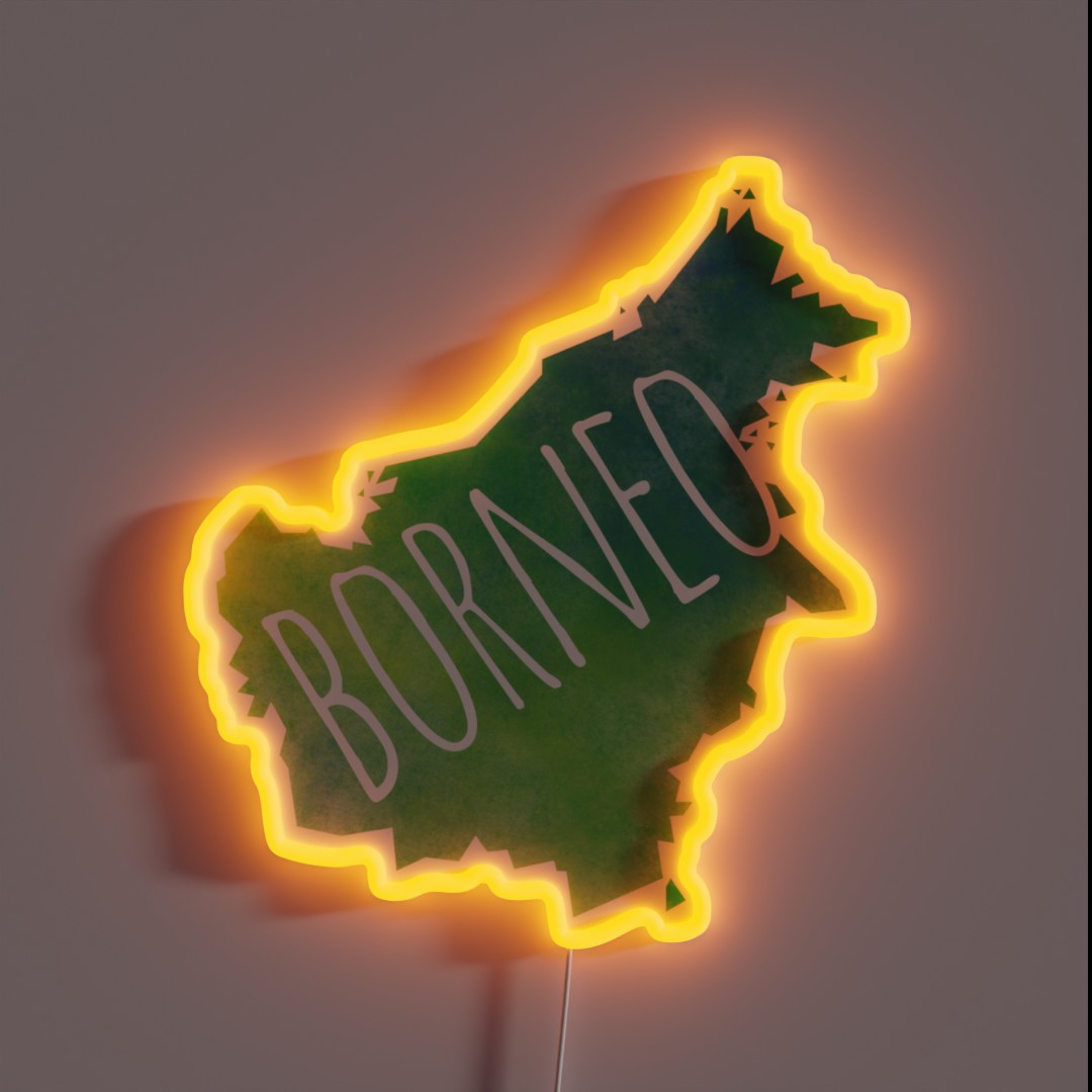 Borneo RGB Neon Sign Borneo RGB Neon Sign