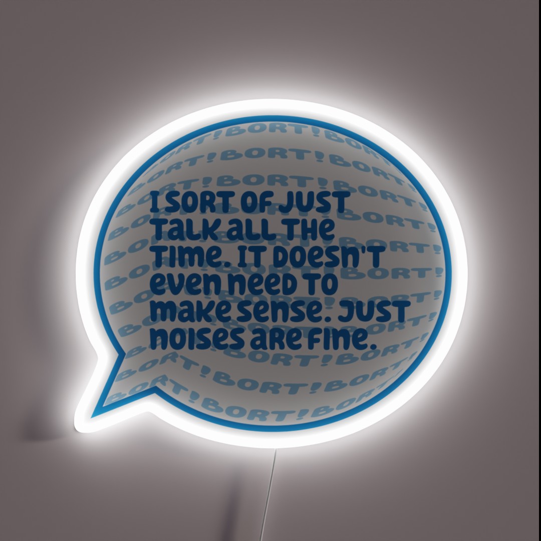 Bort RGB Neon Sign Bort RGB Neon Sign