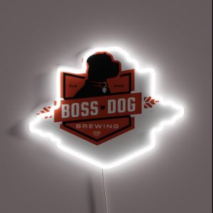 Boss Dog Brewery RGB Neon Sign