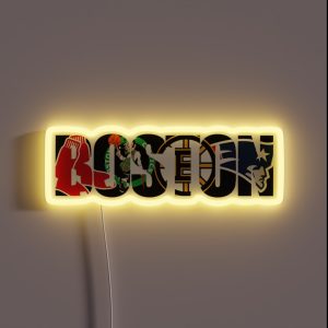 Boston Sports RGB Neon Sign Boston Sports RGB Neon Sign