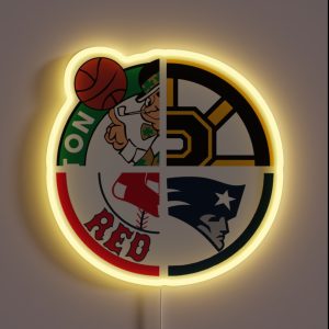 Boston Sports RGB Neon Sign