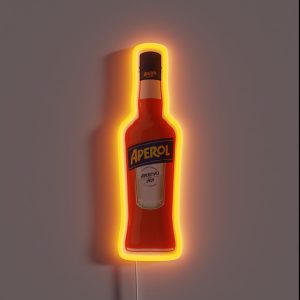 Bottle Of Aperol RGB Neon Sign
