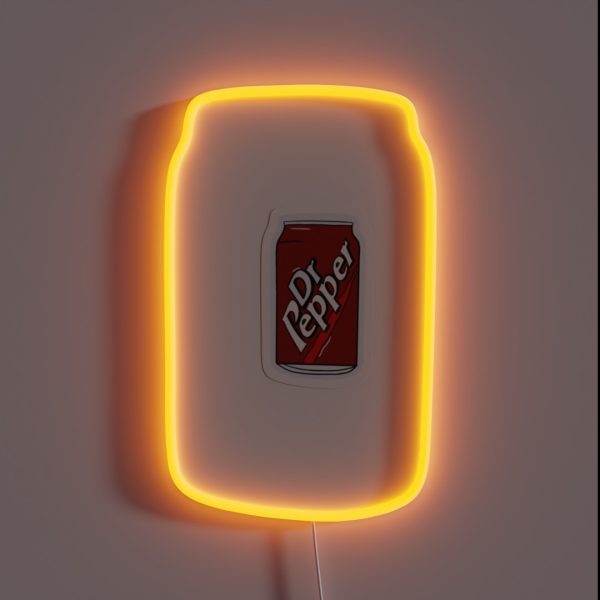 Bottle Of Dr Pepper RGB Neon Sign