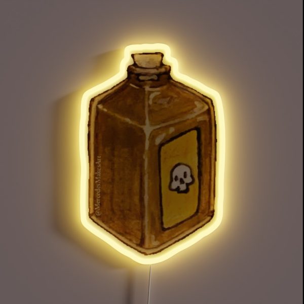 Bottle Of Poison RGB Neon Sign