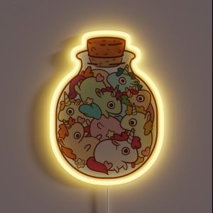 Bottle Of Unicorns RGB Neon Sign Bottle Of Unicorns RGB Neon Sign